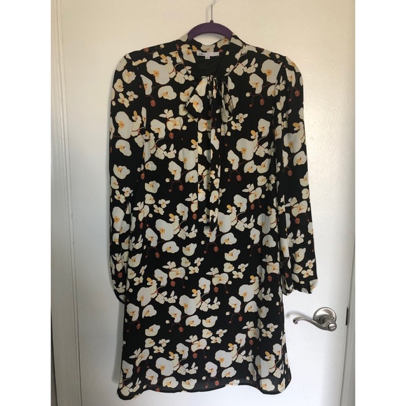 DR2 Dresses & Skirts - DR2- Cherry Blossom Tie Neck Dress